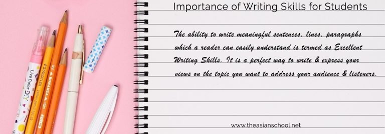 Importance of writing skills for students