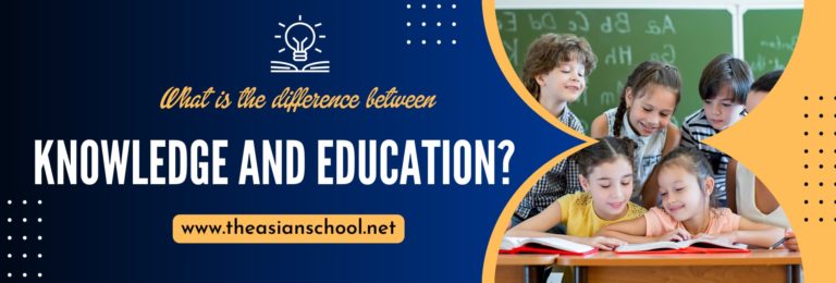 What Is The Difference Between Knowledge And Education 