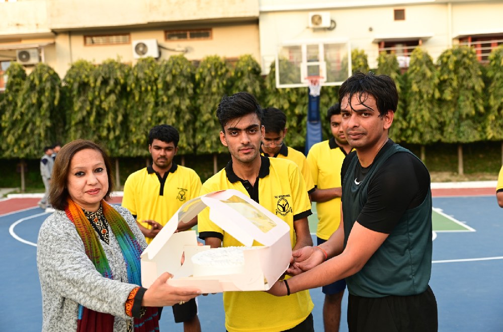 Basketball Match Staff vs Students 2023 at The Asian School, Dehradun.