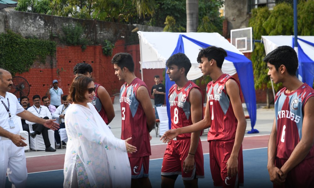 Opening Ceremony of the 10th All India Inter School Asian Challenge Basketball Tournament April 2023