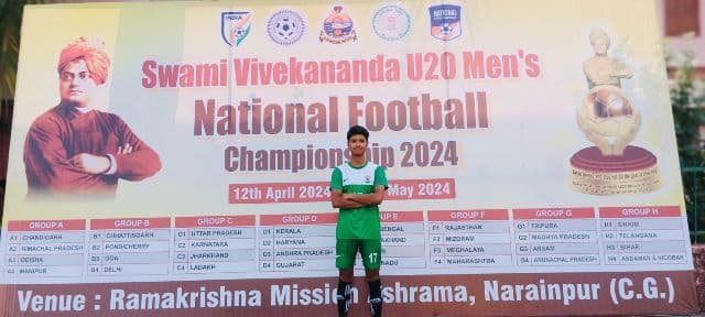 Laksytosh Joshi, Class 12F of The Asian School, Dehradun, Shines in National Football Championship